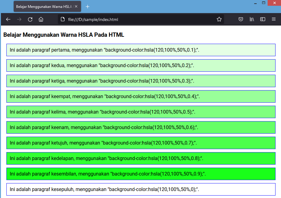 warna hsla html